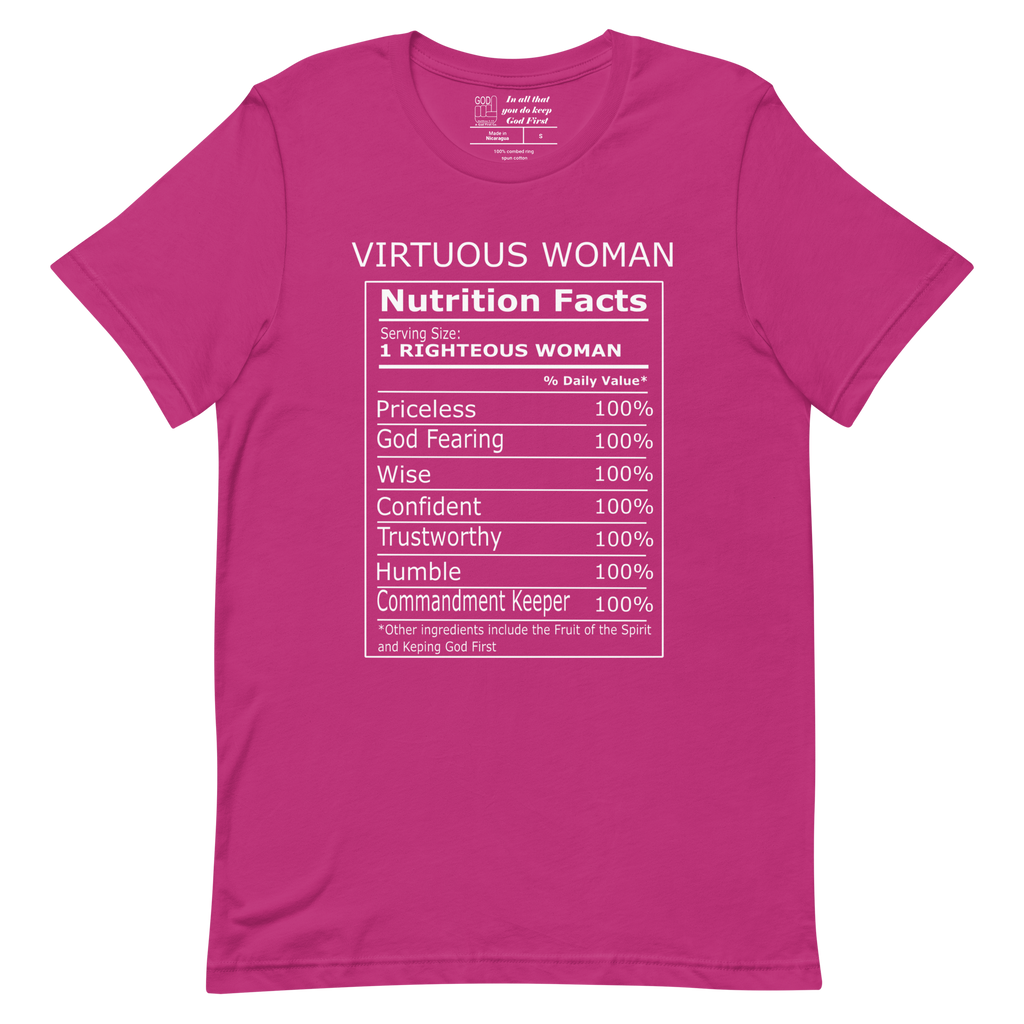 VIRTOUS WOMEN Short-Sleeve T-Shirt "RASPBERRY"