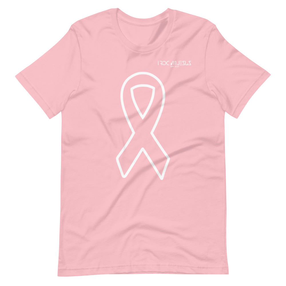 BREAST CANCER i ROC WIT JESUS AWARENESS TEE