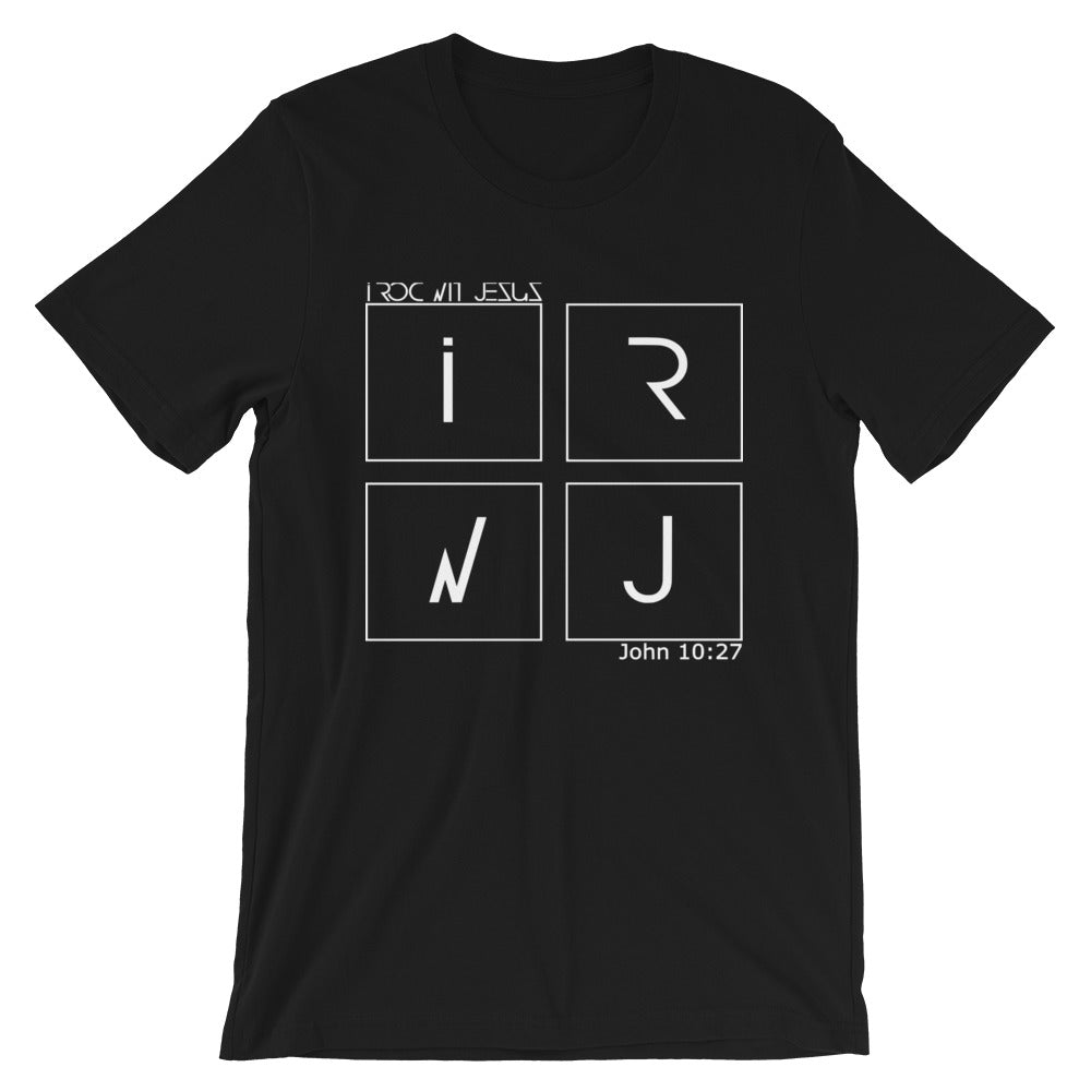 i ROC WIT JESUS Four Box Short-Sleeve Blk Unisex