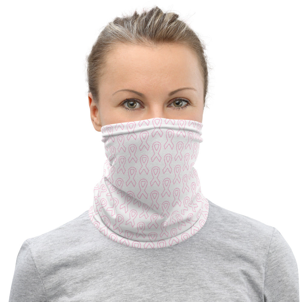 BREAST CANCER AWARENESS RIBBON Neck Gaiter