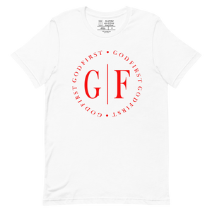 "GOD FIRST CIRCLE" T-Shirt "WHITE"